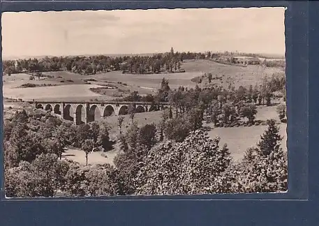 AK Plauen Blick vom Bärenstein nach der Syratalbrücke 1960