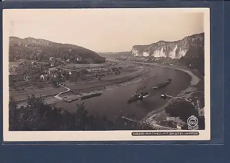 AK Ober Rathen mit Bastei Wände Hahn 2951 Dresden 1940