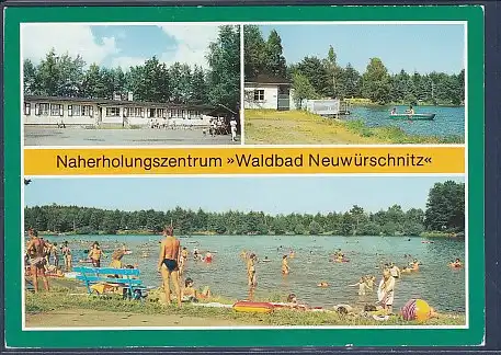 AK Naherholungszentrum Waldbad Neuwürschnitz 3.Ansichten 1989