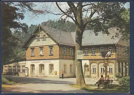 AK Kurort Jonsdorf ( Kr. Zittau) HO Gaststätte Gondelfahrt 1987