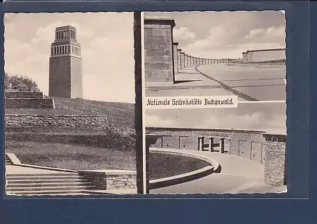 AK Nationale Gedenkstätte Buchenwald 3.Ansichten 1958