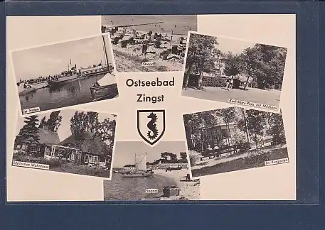 AK Ostseebad Zingst 6.Ansichten Im Hafen 1963