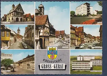 AK Kreisstadt Gross Gerau 7.Ansichten 1970