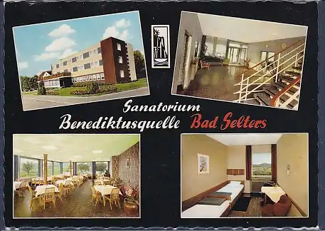 AK Sanatorium Benediktusquelle Bad Selters 4.Ansichten 1960