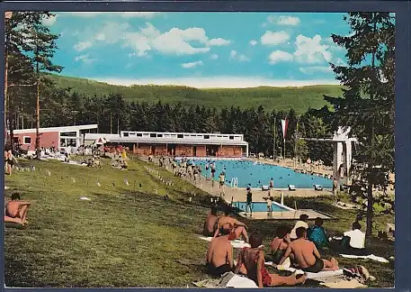 AK Waldschwimmbad Sinn / Dürkreis 1977