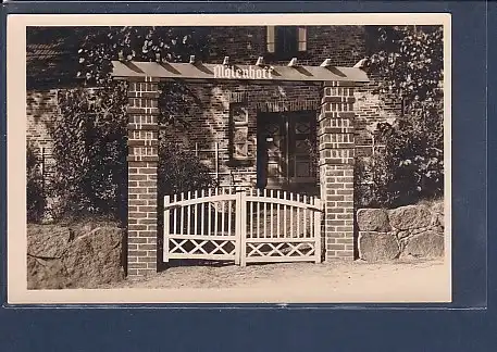 Photo AK Mölenhoff bei Plön Post Grebin ( Holst.) 1940