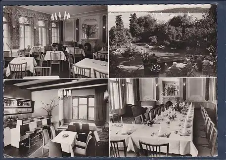 AK Haus Trinitatis am See Restaurant-Cafe-Pension Berlin Kladow 4.Ansichten 1960