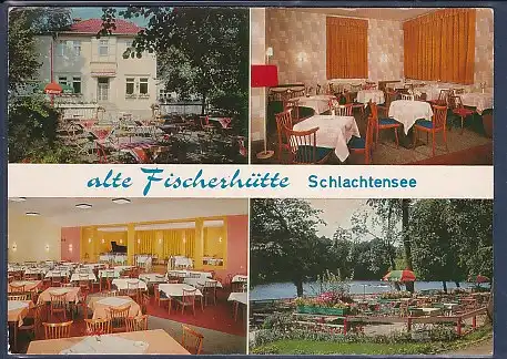AK alte Fischerhütte Schlachtensee 4.Ansichten 1971