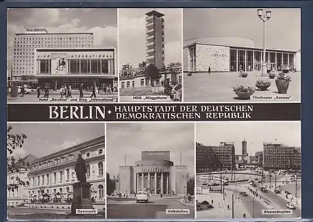 AK Berlin Hauptstadt der DDR 6.Ansichten Hotel Berolina 1966