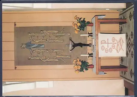 AK Diakonissenhaus Berlin - Teltow Altar im Kirchsaal 1990