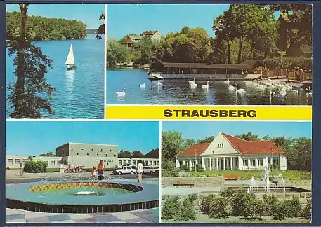 AK Strausberg 4.Ansichten Haus der NVA 1981