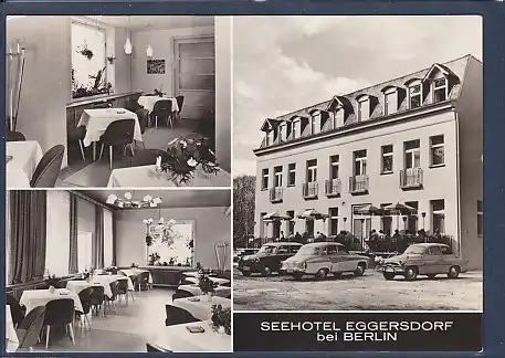 AK Seehotel Eggersdorf bei Berlin 3.Ansichten 1971