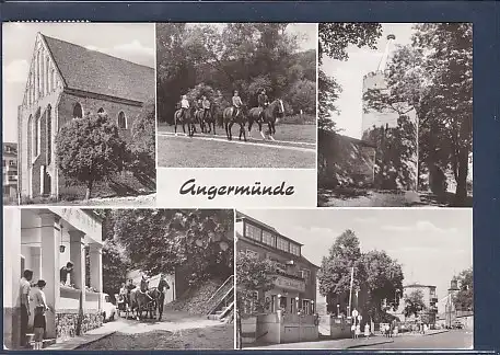 AK Angermünde 5.Ansichten HO Hotel Gehegemühle 1981