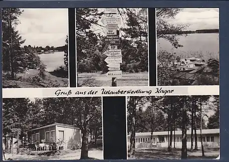 AK Gruß aus der Urlaubersiedlung Kagar 5.Ansichten 1971