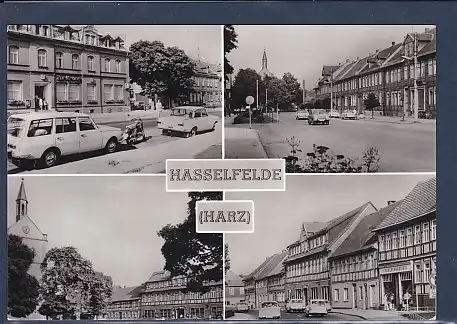 AK Hasselfelde ( Harz) 4.Ansichten FDGB Ferienheim Zur Krone 1976