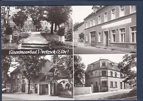 AK Eisenmoorbad Pretzsch 4.Ansichten Gasthof Stadt Wittenberg 1978