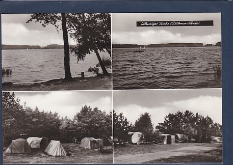 AK Lausiger Teiche ( Dübener Heide) 4.Ansichten 1974 Nr. AK 06046