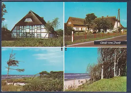 AK Gruß vom Darß 4.Ansichten Wieck 1976