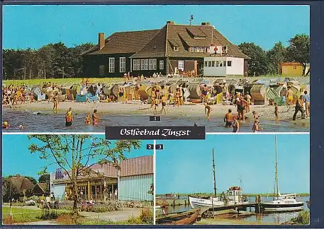 AK Ostseebad Zingst 3.Ansichten HO Gaststätte Kurhaus 1976