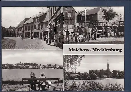 AK Malchow / Mecklenburg 4.Ansichten Lange Straße 1977