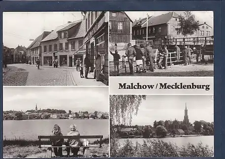 AK Malchow / Mecklenburg 4.Ansichten Lange Straße 1978