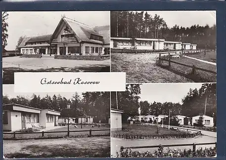 AK Ostseebad Koserow 4.Ansichten Forstferienobjekt Damerow 1978
