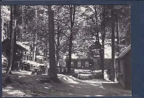 AK Köhlerhütte Fürstenbrunn bei Schwarzenberg 1967