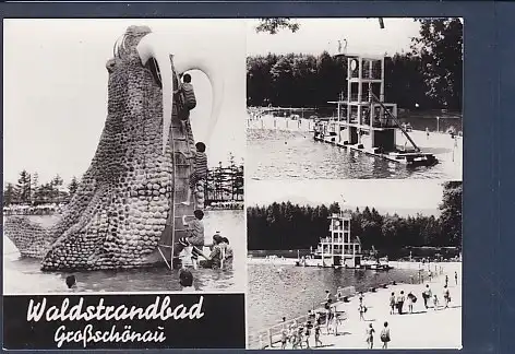 AK Waldstrandbad Großschönau 3.Ansichten 1979