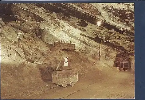 AK Waschleithe Lehr und Schaubergwerk Herkules Frisch Glück Großer Marmorsaal 1986