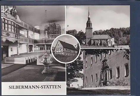 AK Silbermann Stätten im Bezirk Karl Marx Stadt 4.Ansichten 1984