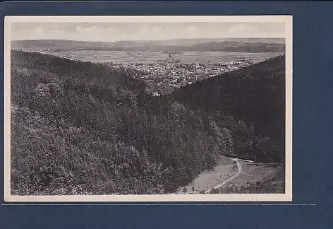 AK Schönes Thüringen Blick auf Ilmenau und in das Gabelbachtal 1950