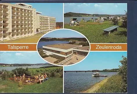 AK Talsperre Zeulenroda 5.Ansichten Fähre 1985