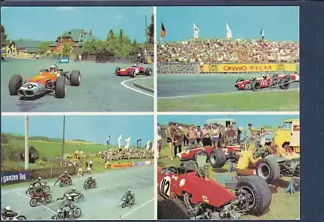 AK Internationales Schleizer Dreieck Rennen 4.Ansichten 1971