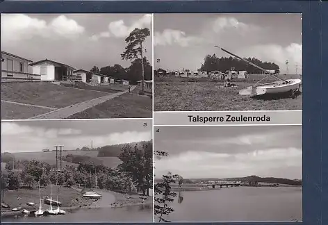 AK Talsperre Zeulenroda 4.Ansichten Bungalowdorf Zabelsdorf 1984