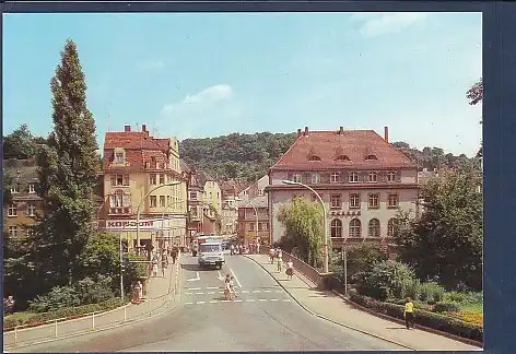 AK Kreuzung der F 92 und F 94 an der Friedensbrücke 1984