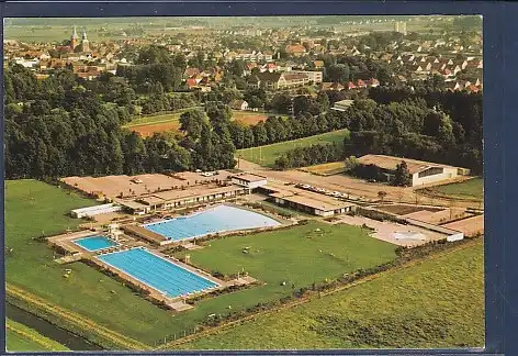 AK Bad Melle Beheiztes Wellenbad 1970