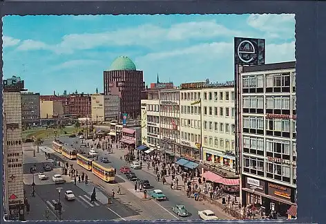 AK Hannover Georgstraße und Anzeigerhochhaus 1965
