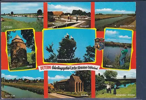 AK Detern Erholungsgebiet Leda Jümme / Ostfriesland 9.Ansichten 1976