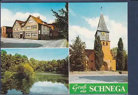 AK Gruß aus Schnega 3.Ansichten 1970