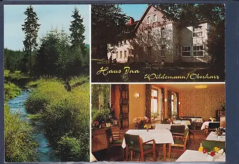 AK Haus Ina Wildemann / Oberharz 3.Ansichten 1970