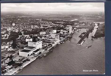 AK Wesel am Rhein Luftbild 1974