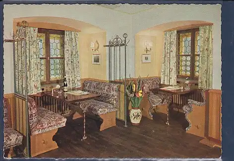 AK Weinstube St. Elisabeth Kassel im historischen Elisabeth Hospital 1970