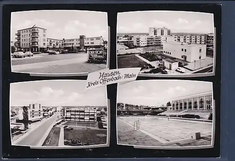 AK Hausen Kreis Offenbach 4.Ansichten 1960