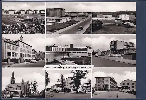 AK Gruss aus Hausen b. Offenb./M. 9.Ansichten 1960
