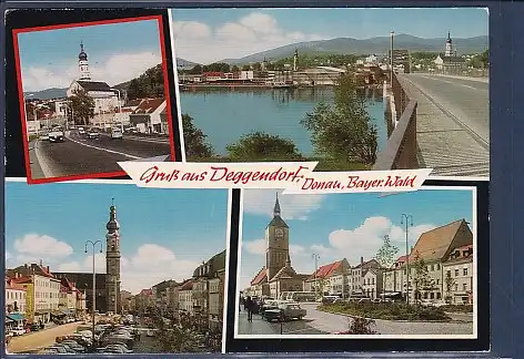 AK Gruß aus Deggendorf Donau Bayer. Wald 4.Ansichten 1975