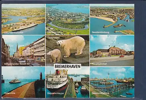 AK Bremerhaven 9.Ansichten Hauptbahnhof 1979