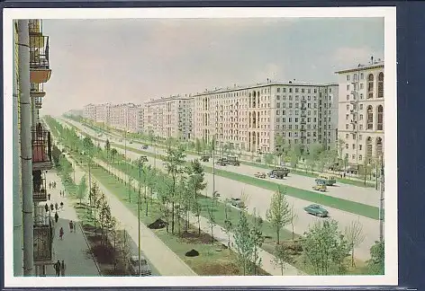 AK Moskau Lenin Prachtstraße 1960