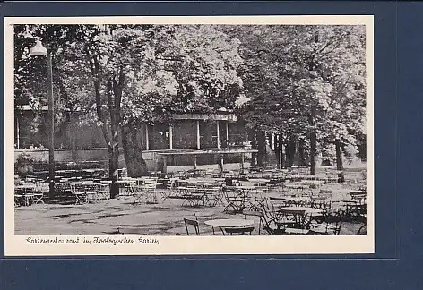 AK Gartenrestaurant im Zoologischen Garten 1940