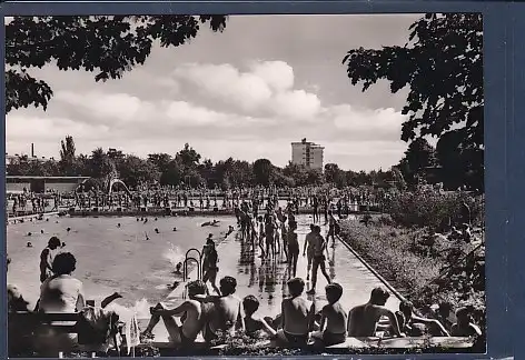 Karte Berlin Sommerbad Mariendorf Rixdorfer Straße 1950