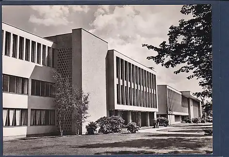 Karte Berlin Hauptgebäude der Freien Universität Berlin Dahlem 1950